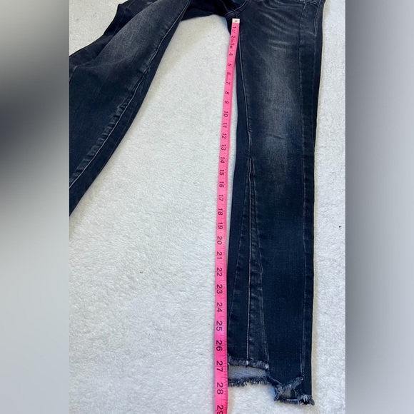 VERVET Asymmetrical Panel Grunge Wash Skinny Jeans - Size 26 - Picture 5 of 13